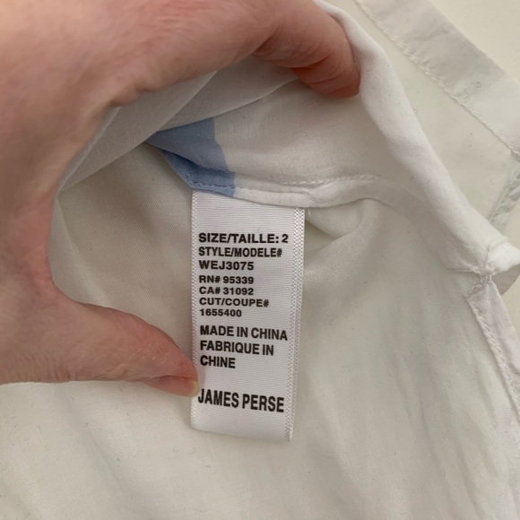 ❤️James Perse Scoop Neck Blouse Medium - Picture 3 of 5